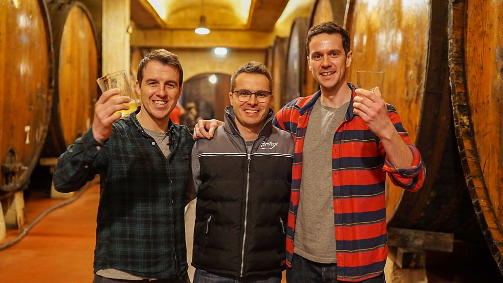 BBC One Pizza Boys, Series 1, Episode 1, Making Cider in San Sebastian