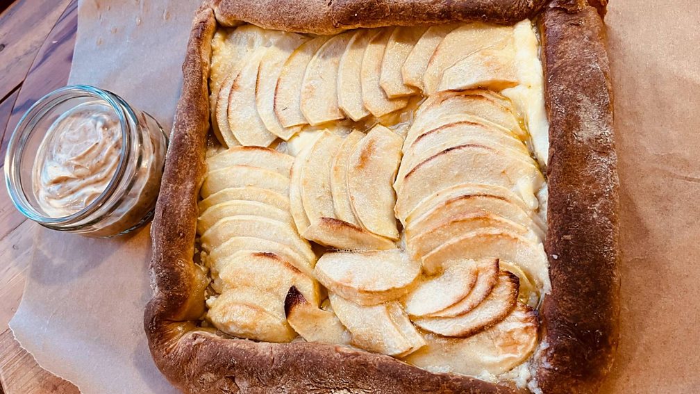 BBC Apple Frangipane Tart