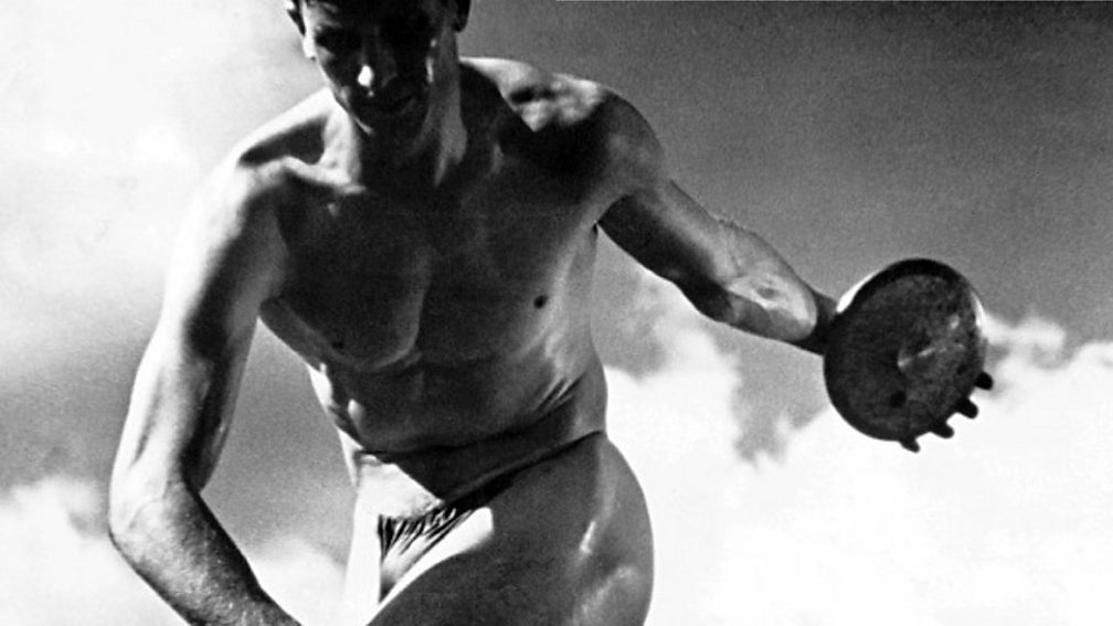 Tobis-Filmverleith The Nazis drew aesthetic inspiration from ancient Greece and Rome and the Discobolus featured prominently in the opening of Leni Riefenstahl’s Olympia (Credit: Tobis-Filmverleith)