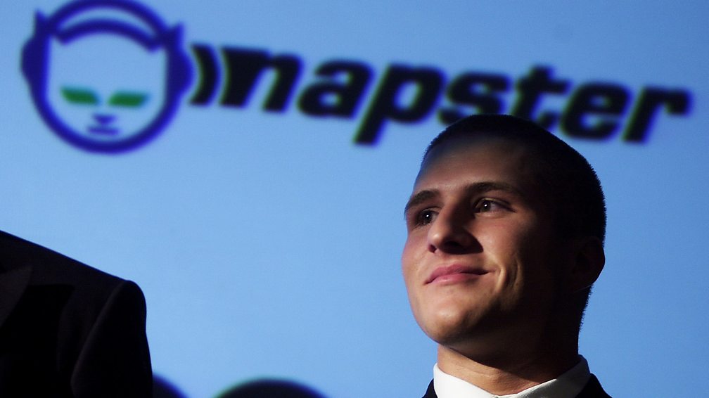 Getty Images Shawn Fanning became the poster boy for online music sharing after creating Napster as a teenager (Credit: Getty Images)