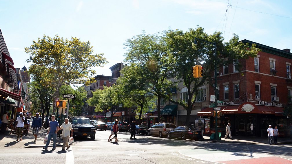 Simon Leigh/Alamy Arthur Avenue in the Bronx is one of the largest and most intact Little Italy's in the US (Credit: Simon Leigh/Alamy)
