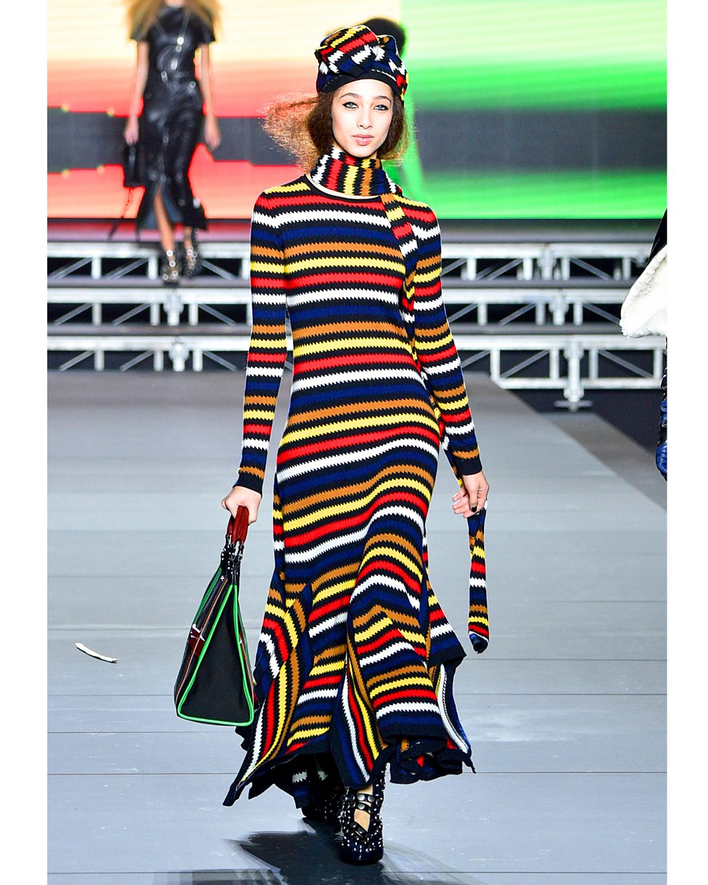Getty Images Sonia Rykiel is among the big-name designers who specialise in knitwear, as seen here at a recent Paris Fashion Week (Credit: Getty Images)