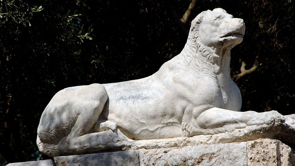 Alamy The muscular, lion-like Molossian, described by one poet as having "genuine strength unspeakable and dauntless courage", was often sent to war in ancient Greece (Credit: Alamy)
