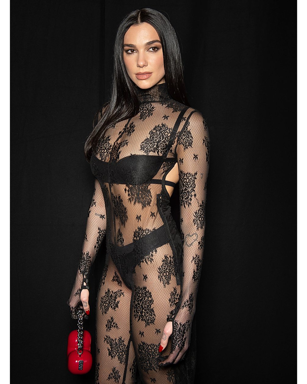 Getty Images Dua Lipa was among the  glamorous celebrities who favoured a daring, ultra-sheer look this year (Credit: Getty Images)