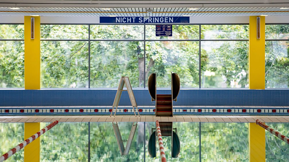 dpa picture alliance/Alamy Berlin's public pools range from Art Nouveau to Brutalist to East German-era prefabricated styles, like Stadtbad Märkisches Viertel (Credit: dpa picture alliance/Alamy)