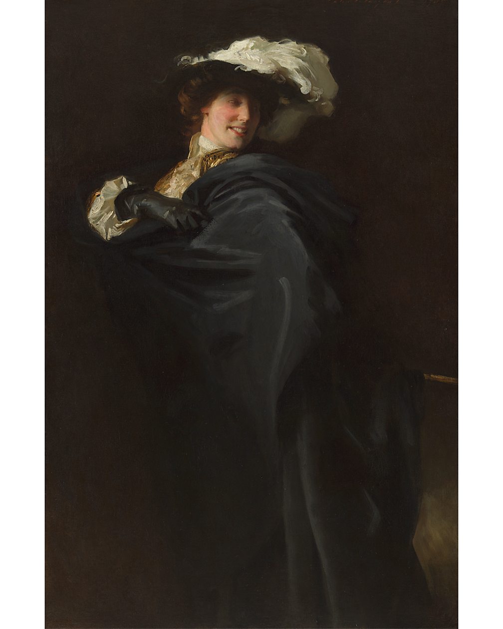 Tate Britain / Courtesy Museum of Fine Arts Boston Some have argued that Ena’s attire in her portrait could have been a comment on King Edward VII admitting his wife to the all-male Order of the Garter in 1901 (Credit: Tate)