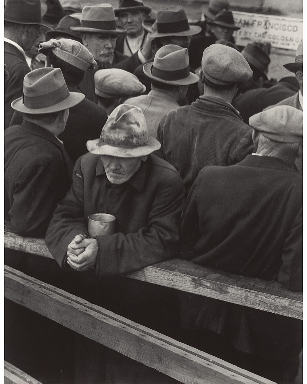 The Dorothea Lange Collection White Angel Breadline, San Francisco, California, 1933 (Credit: The Dorothea Lange Collection)