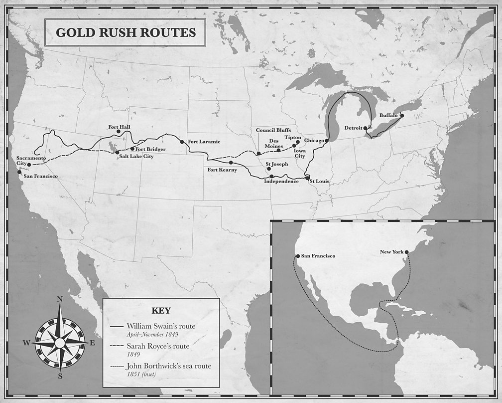Карта gold rush