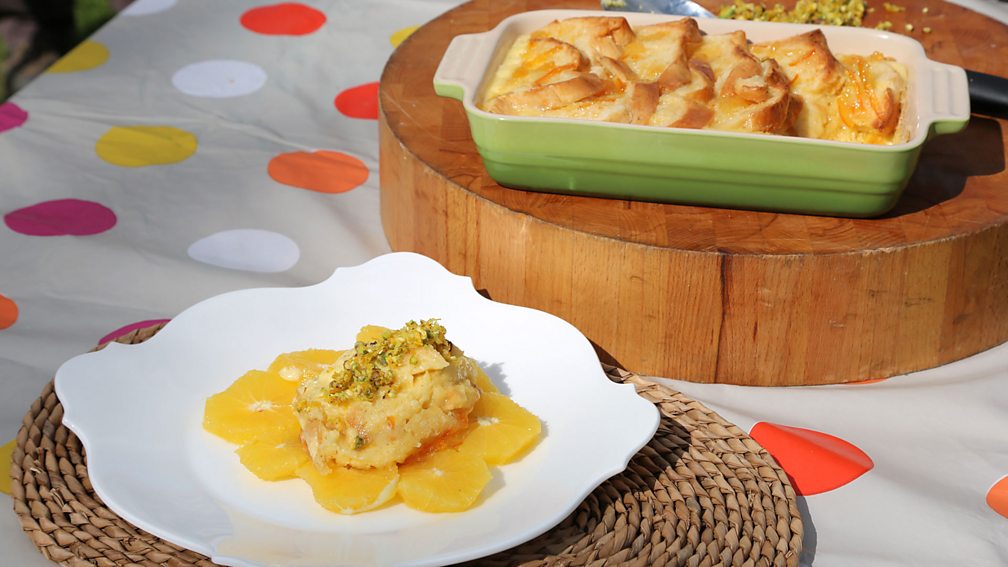 BBC One My Life on a Plate Marmalade bread and butter pudding