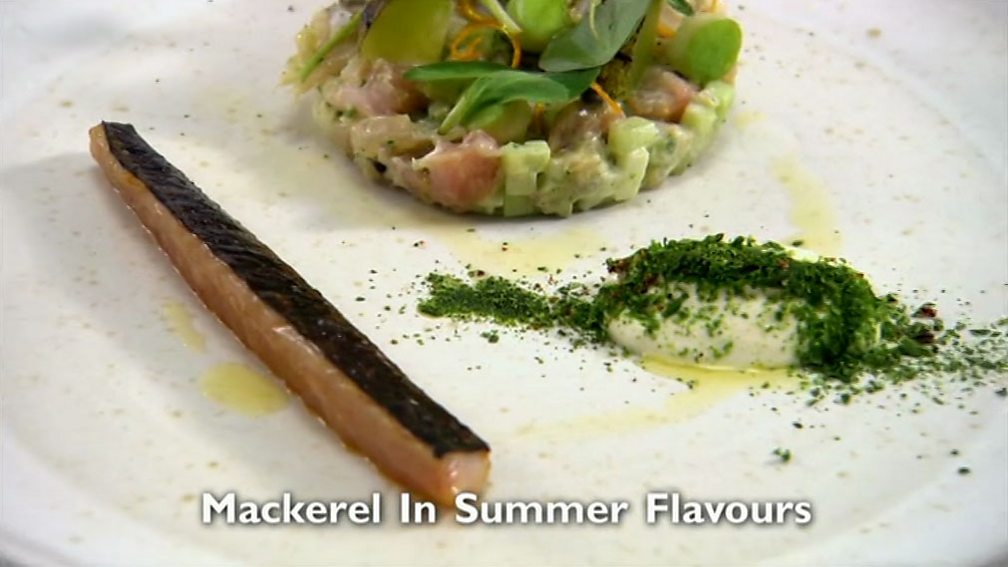 BBC Two Great British Menu, Series 12 Mackerel in Summer Flavours