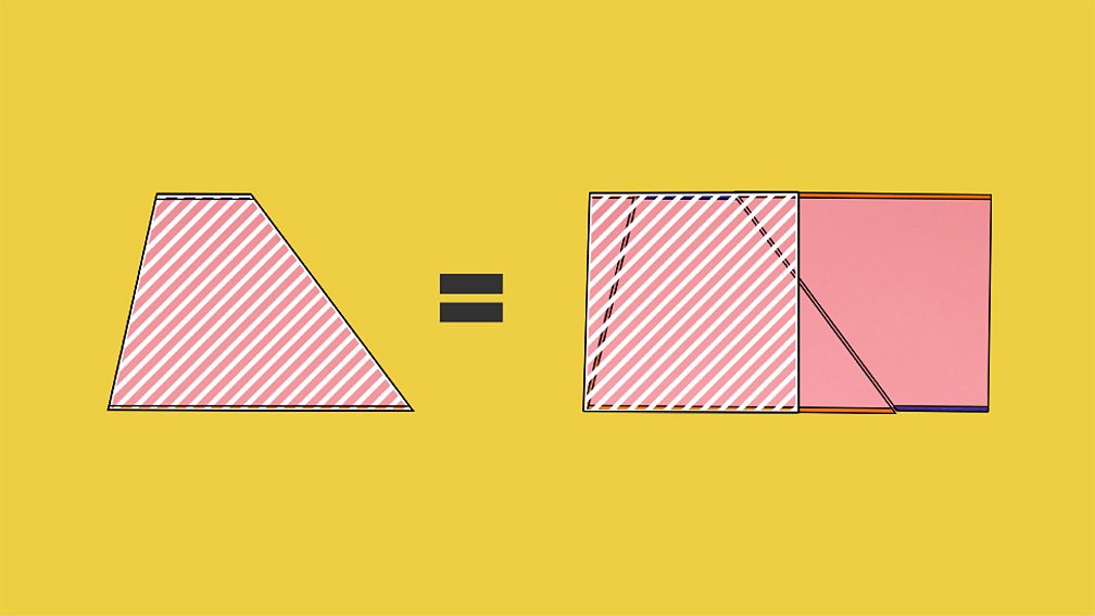 How to prove the formula for the area of a trapezium - BBC Bitesize