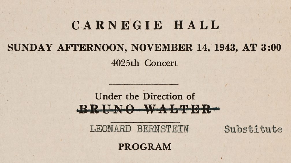 Image courtesy of the New York Philharmonic Leon Levy Digital Archives