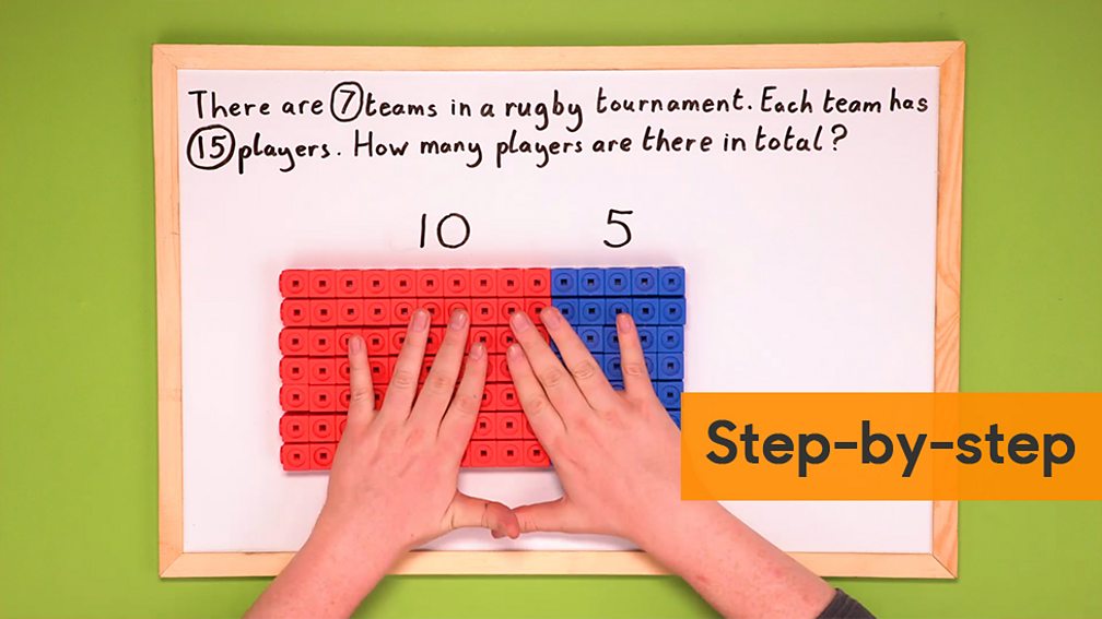 How to visualise multiplication with an array BBC Bitesize