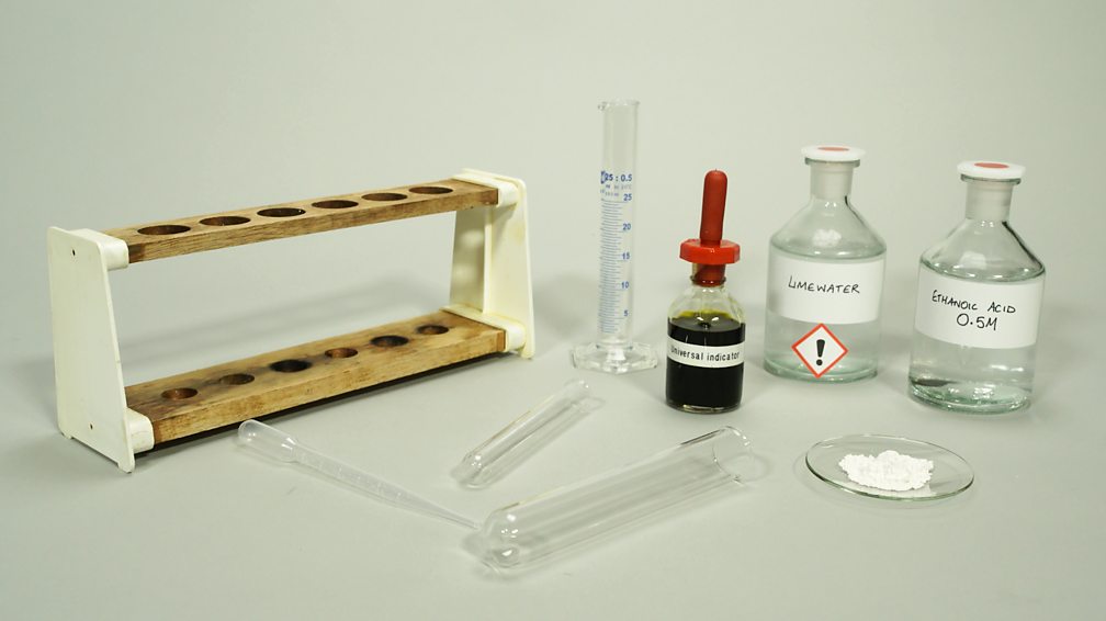 Reaction 3 Reaction of ethanoic acid with calcium carbonate 7