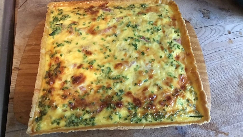BBC Radio Ulster Saturday with John Toal Asparagus and Parma Ham Quiche