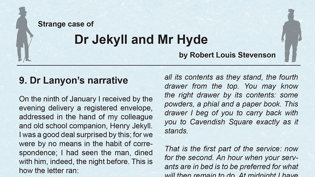 9. Dr Lanyon's narrative BBC Teach