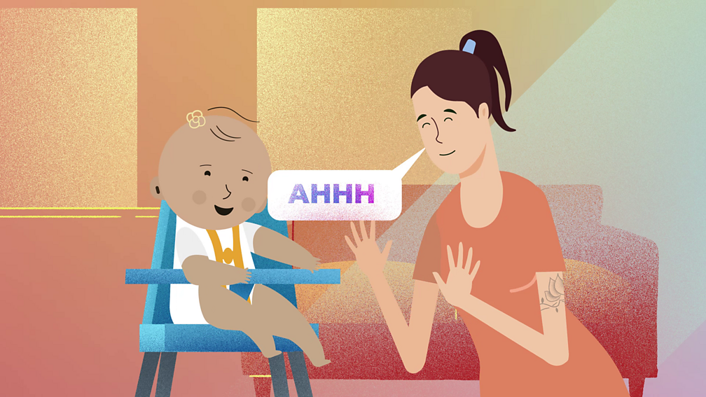 How babies learn through copying others BBC Tiny Happy People