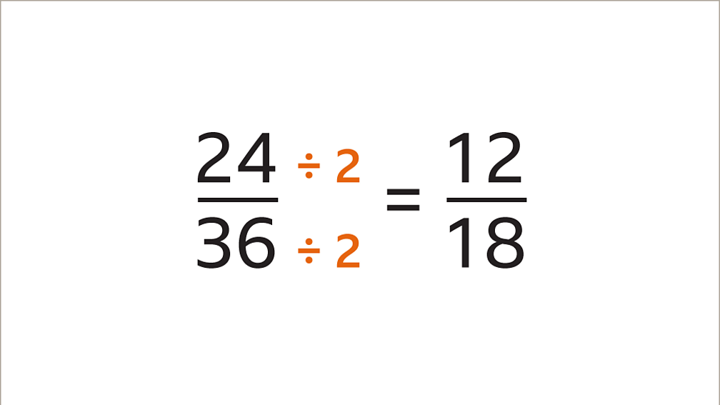 How to simplify fractions - KS3 Maths - BBC Bitesize - BBC Bitesize