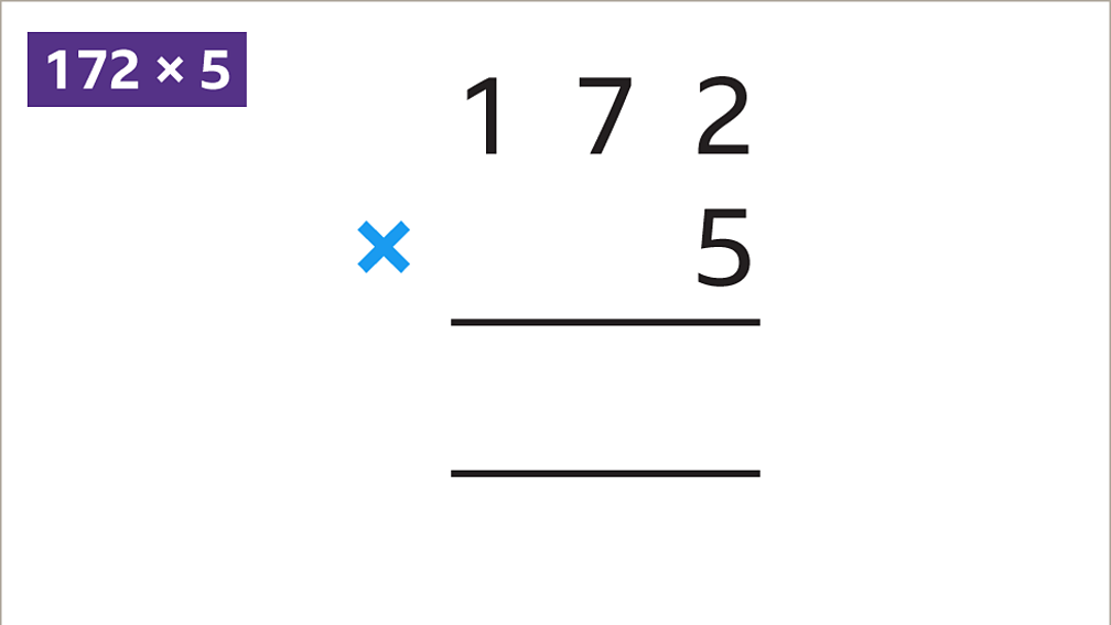 How to use the short multiplication method KS3 Maths BBC Bitesize