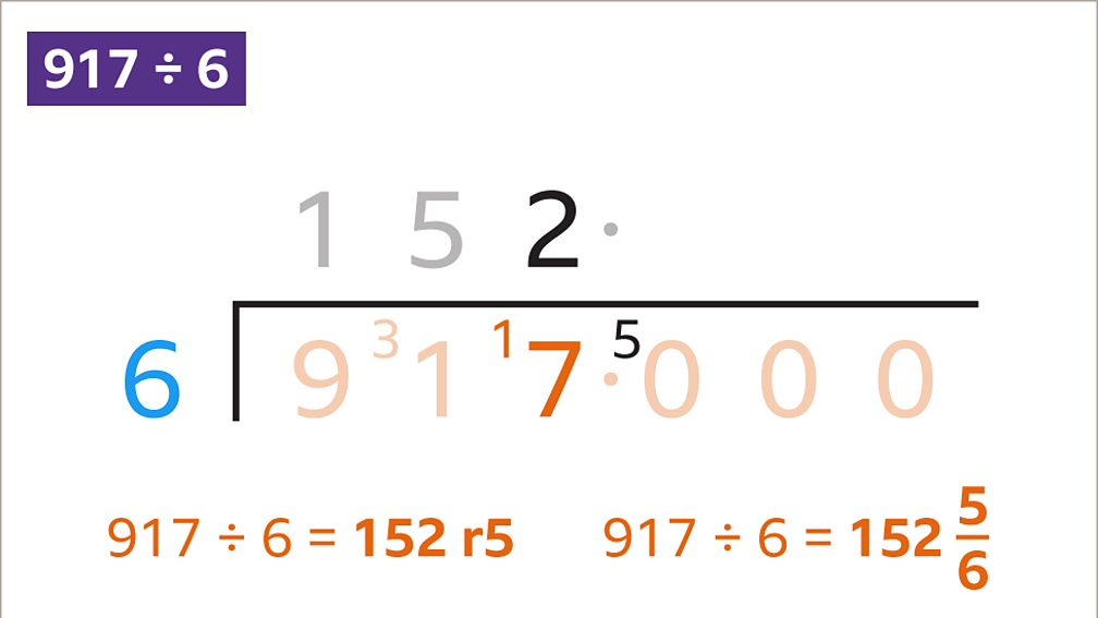 How to use the bus stop method in short division BBC Bitesize