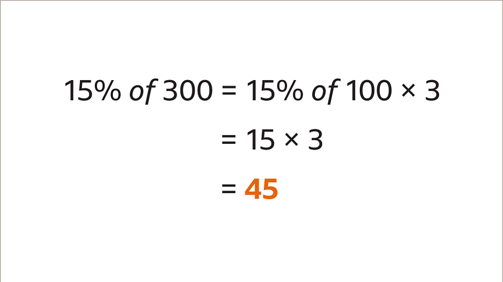 What are percentages? - BBC Bitesize