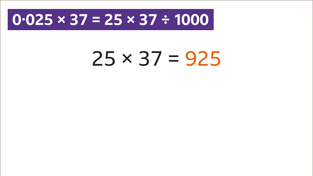 How to multiply decimals - BBC Bitesize