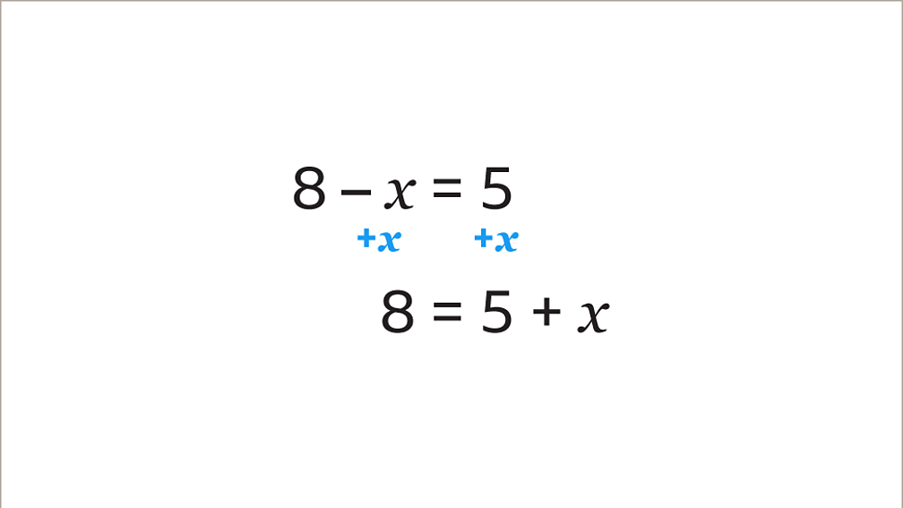 Solving equations with 𝒙 on one side - KS3 Maths - BBC Bitesize