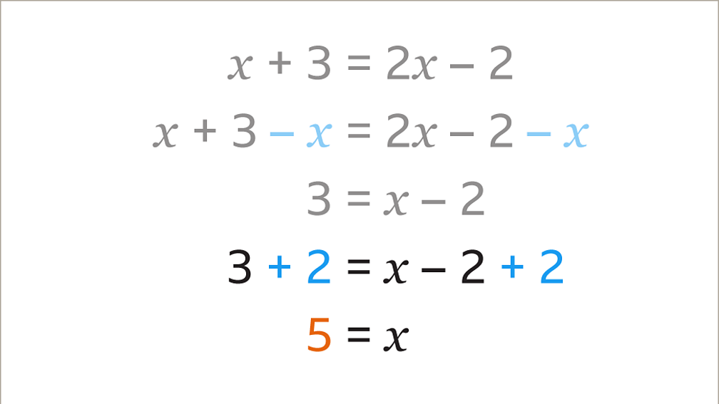 Solving equations with fractions - KS3 Maths - BBC Bitesize - BBC Bitesize