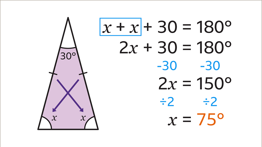 Angles in triangles and quadrilaterals KS3 Maths BBC Bitesize BBC