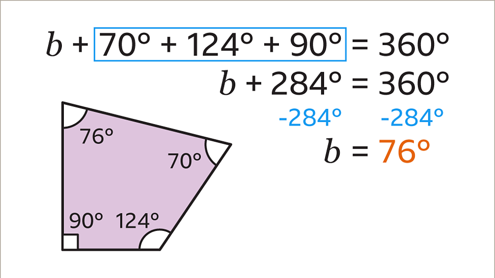 Angles in triangles and quadrilaterals KS3 Maths BBC Bitesize BBC