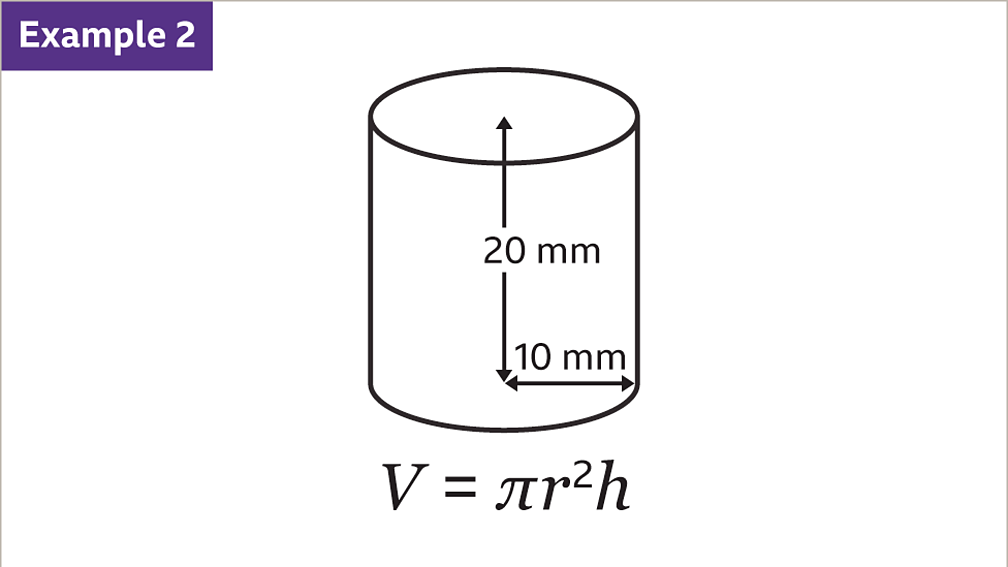 Surface area and volume of a cylinder - KS3 Maths - BBC Bitesize - BBC ...