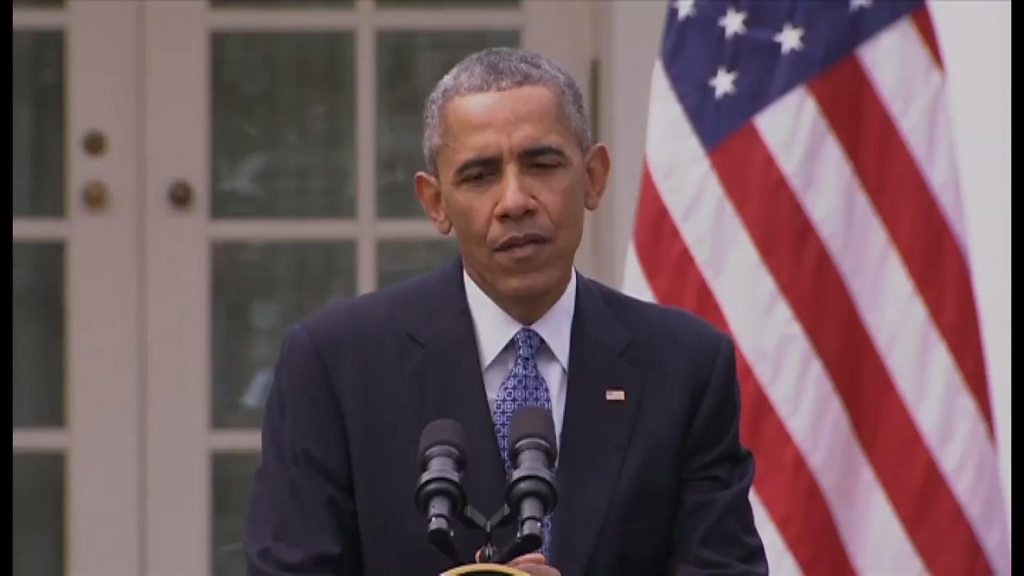オバマ米大統領、「トランプは自分のせいじゃない」 - BBCニュース