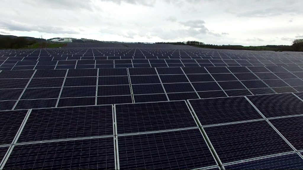 scotland-s-largest-solar-farm-formally-opened-bbc-news