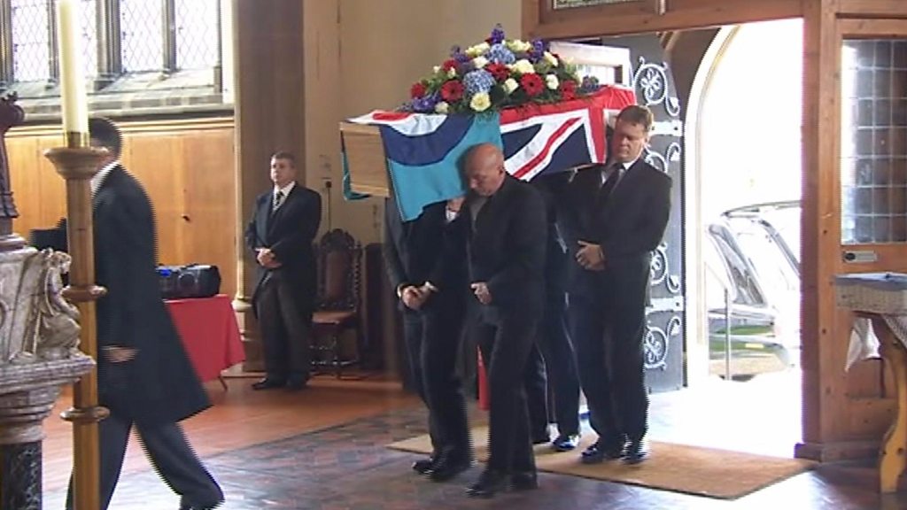 Funeral held on Isle of Wight for UK's oldest person BBC News