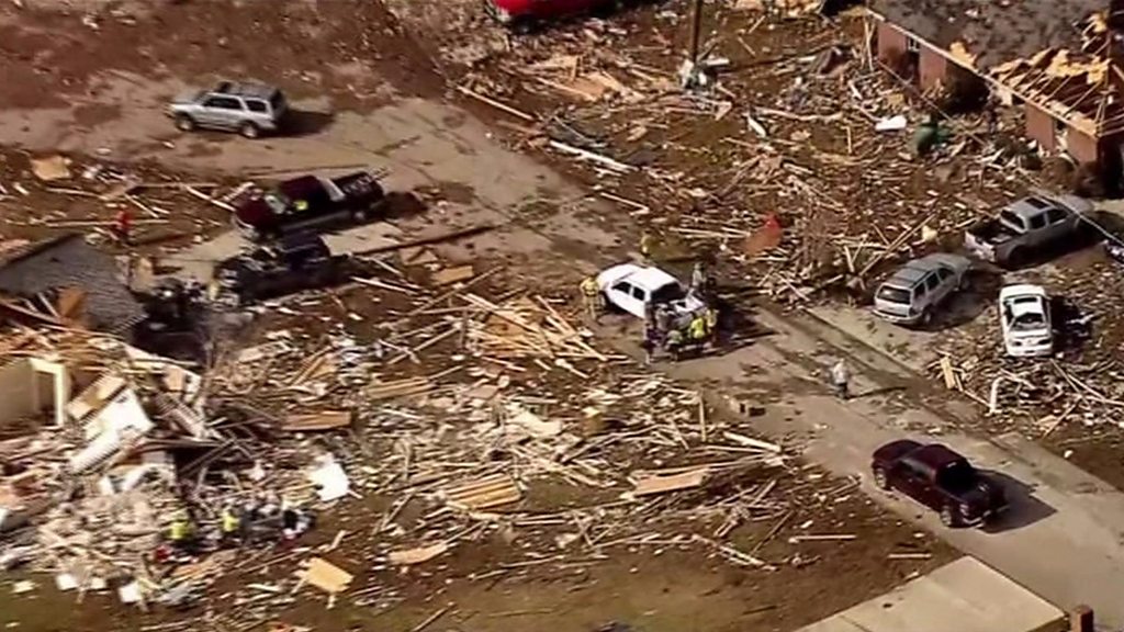 US storms: At least 21 dead in Georgia and Mississippi - BBC News