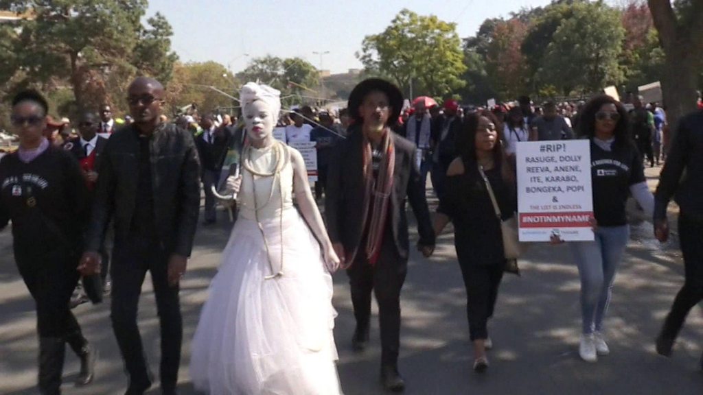 South African men march against abuse of women and ...