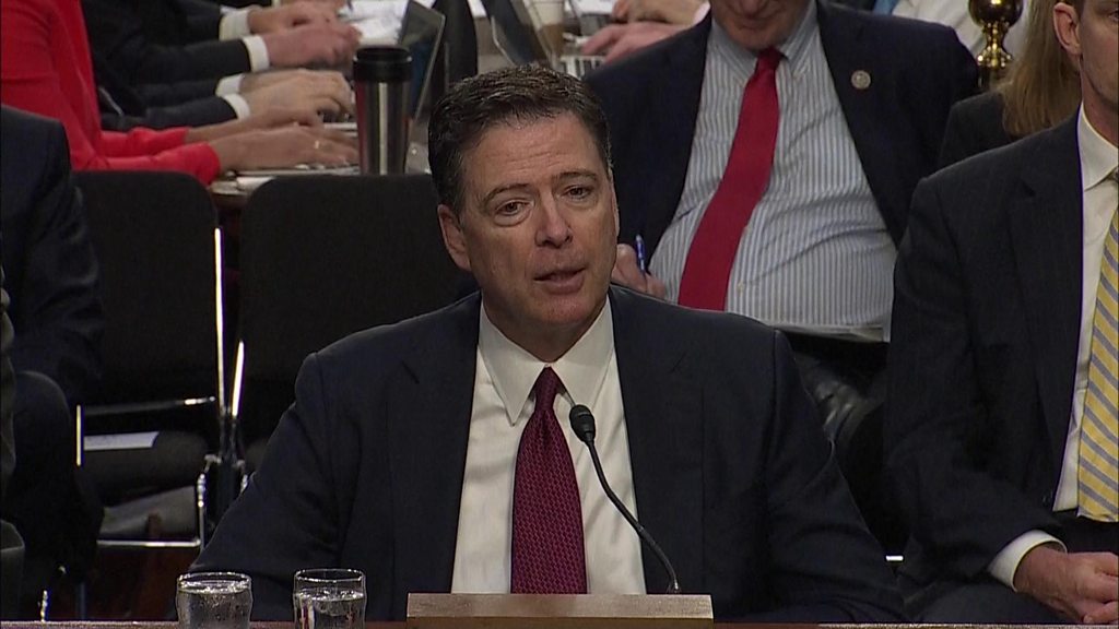 Trump: I did not record ex-FBI chief James Comey