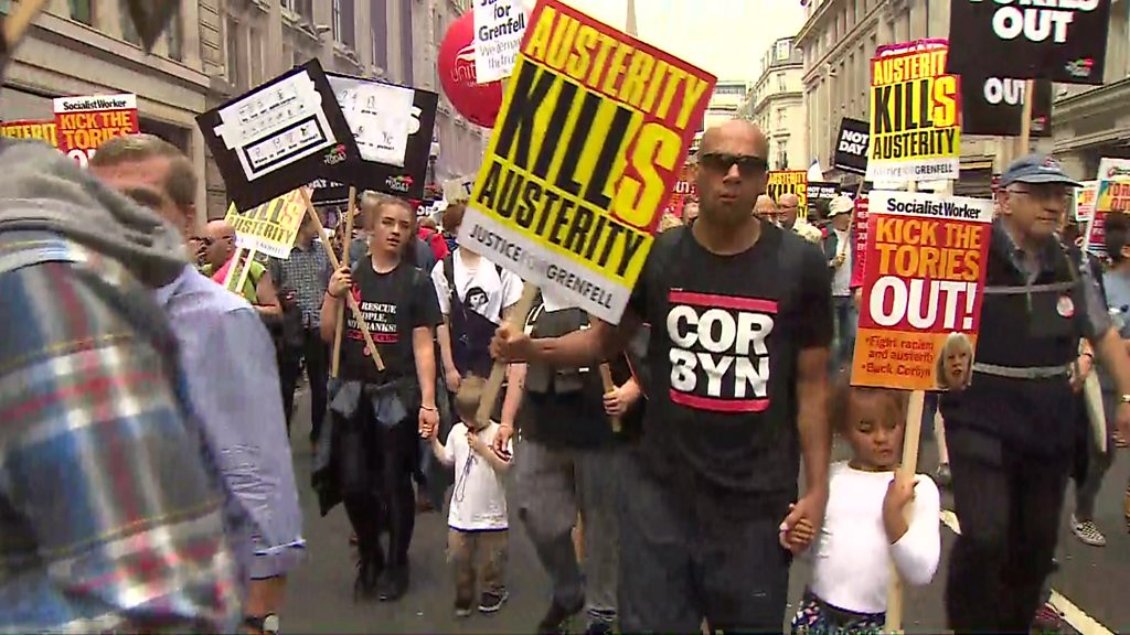 Thousands march on Parliament in anti-government protest