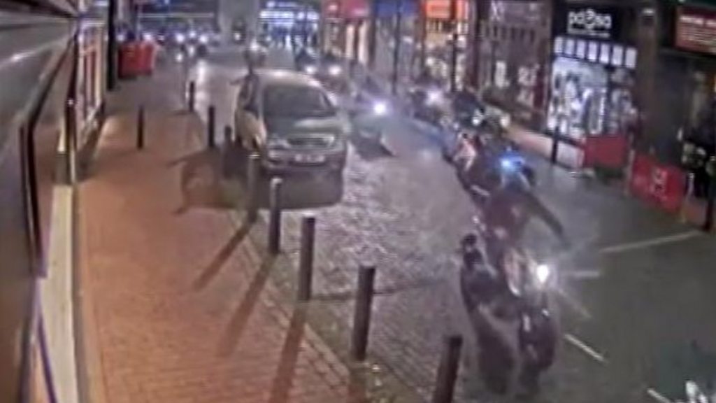 Leeds Halloween 'Mad Max' biker event gang jailed BBC News