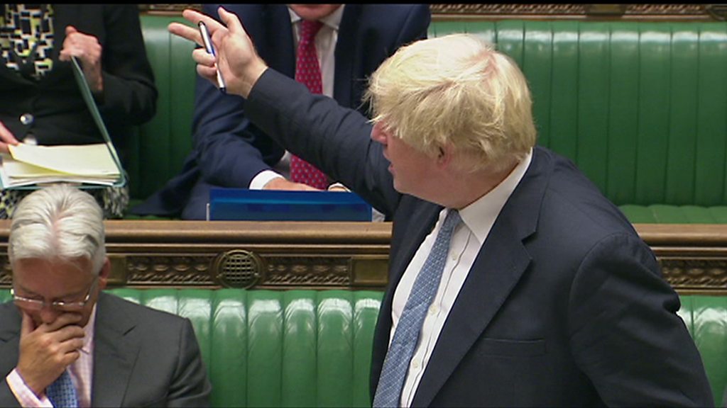 Boris Johnson: EU can 'go whistle' over Brexit divorce bill