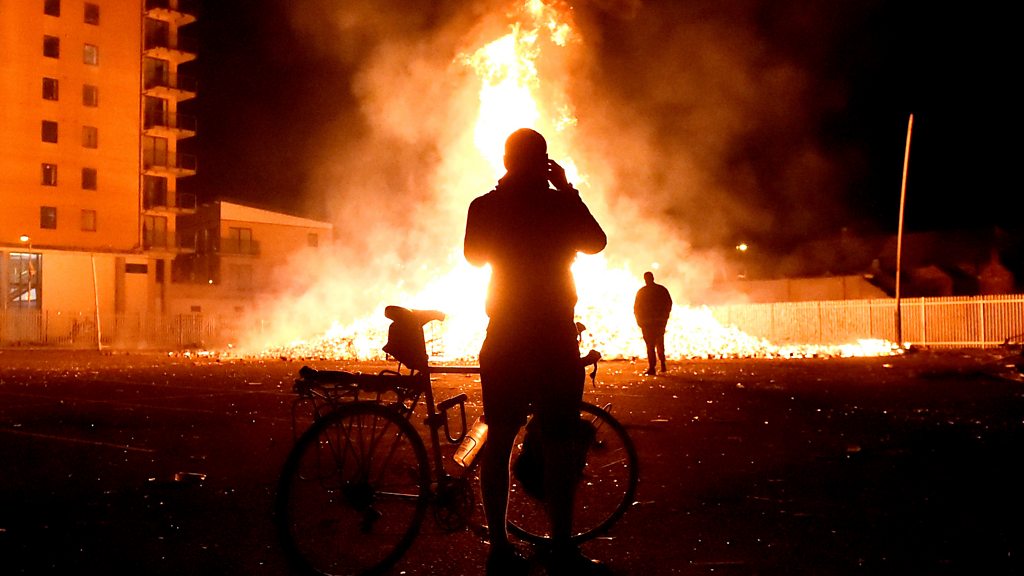 Northern Ireland Office does not run bonfire compensation scheme
