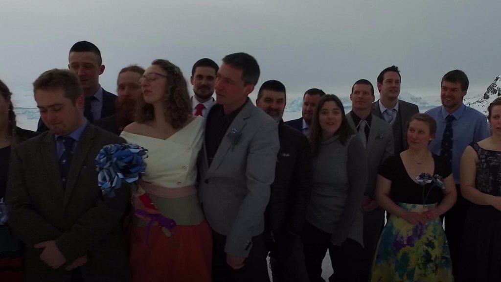 Couple marry in first British Antarctic Territory ceremony