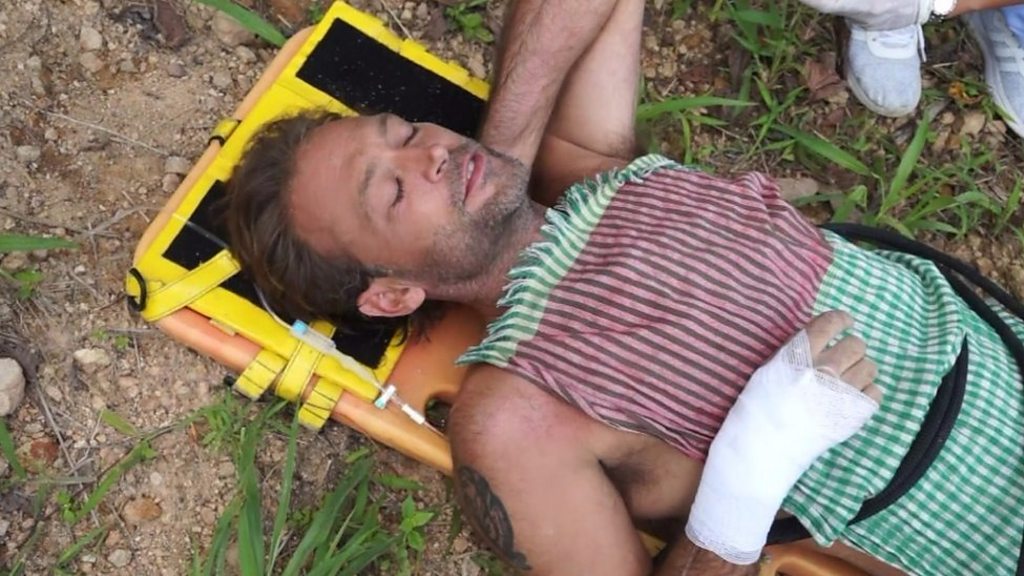 Actor Paul Nicholls rescued from Thailand waterfall