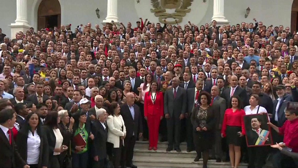 Venezuela opens disputed new constituent assembly BBC News