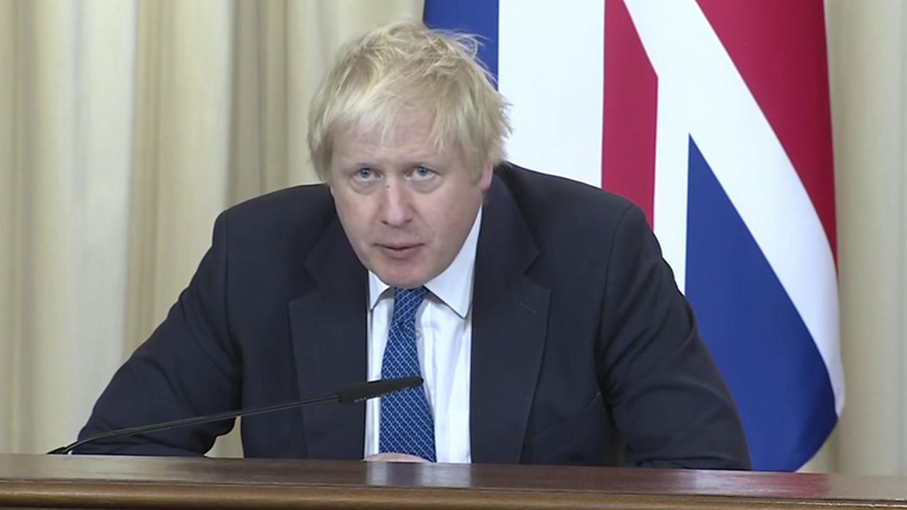 Boris Johnson Says Uk Wants Better Relations With Russia Bbc News