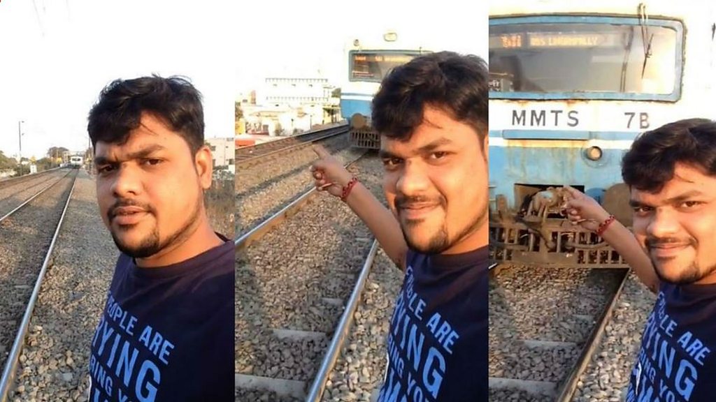 Man Hit By Train In Quest For Perfect Selfie Bbc News