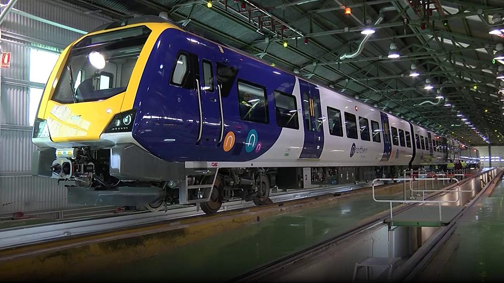 New Northern trains at the factory