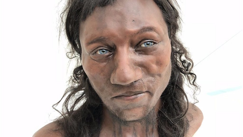 Early Briton had dark skin and blue eyes