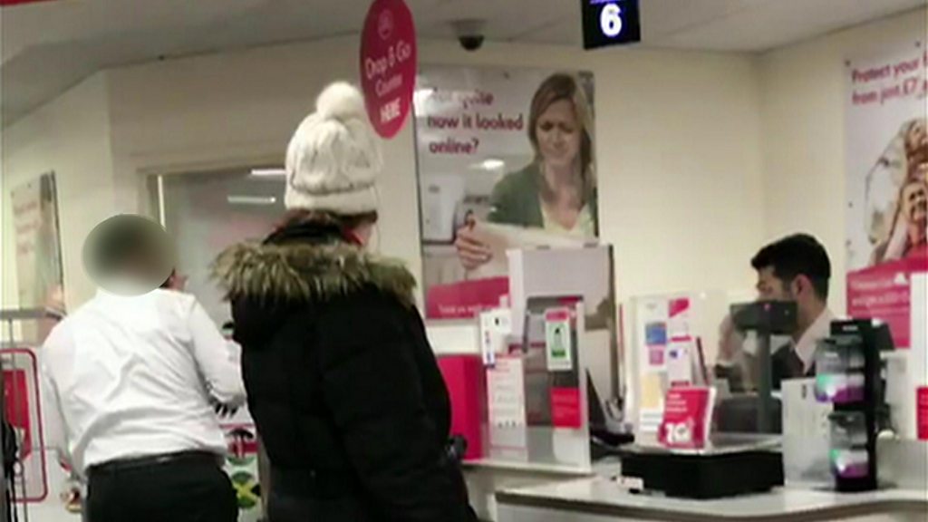 Racist rant at Camden post office staff caught on film BBC News