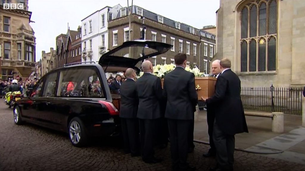 Prof Stephen Hawking funeral: Legacy 'will live forever' - BBC News